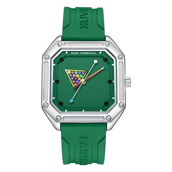 Reloj de Cuarzo Personalizado para Hombre con Diseño Temático de Billar - Image 5