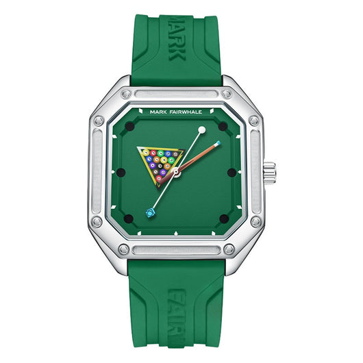 Reloj de Cuarzo Personalizado para Hombre con Diseño Temático de Billar - Image 5