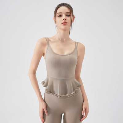 Top Deportivo Yoga con Encaje Espalda Descubierta - Tela Respirable Fanxin Air Sense - Image 2