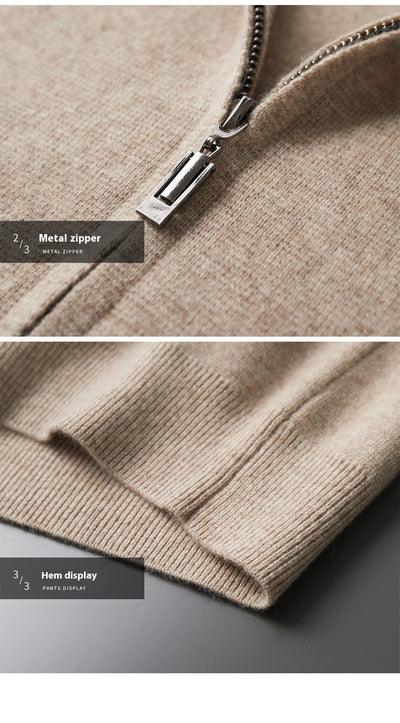 Cardigan Saco Tejido Oversize con Solapas Gruesas para Hombre - Image 13