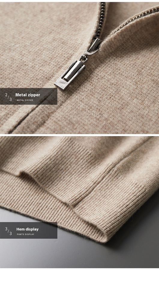Cardigan Saco Tejido Oversize con Solapas Gruesas para Hombre - Image 13
