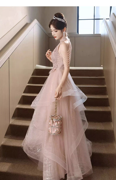 Vestido de Noche Elegante Rosa para Mujer - Image 21