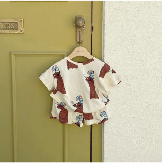 Conjunto de Dos Piezas para Niños y Niñas - Playera y Shorts Cómodos - Image 4