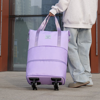 Bolsa de Viaje Expandible con Compartimento Seco-Húmedo y Capacidad Extra Grande