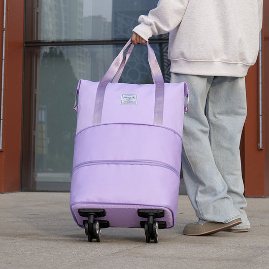 Bolsa de Viaje Expandible con Compartimento Seco-Húmedo y Capacidad Extra Grande