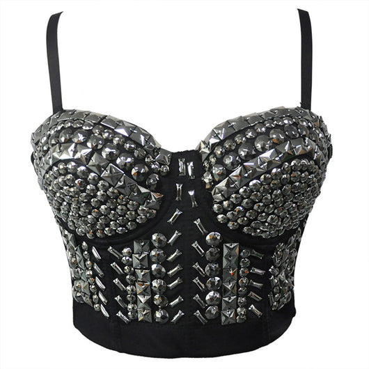 Sostén Sexy con Lentejuelas Punk para Mujer - Image 12