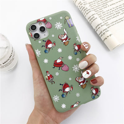 Funda para Celular Navideña con Reno y Muñeco de Nieve - Image 9
