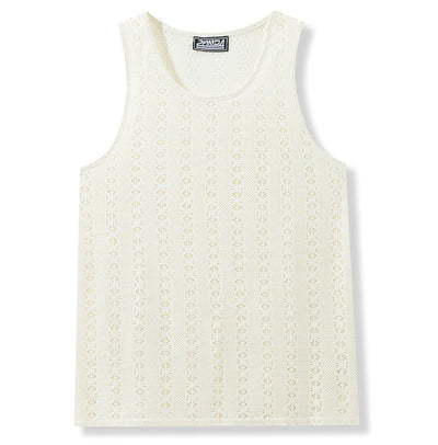 Chaleco Suelto Cuello Redondo Estilo Playa Casual - Image 13