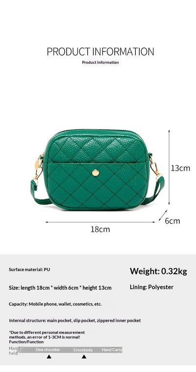 Bolso Bandolera de Hombro Único con Textura Mate - Image 21