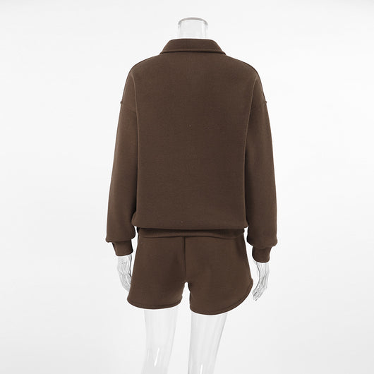 Conjunto Deportivo Polo y Shorts para Otoño e Invierno - Image 12