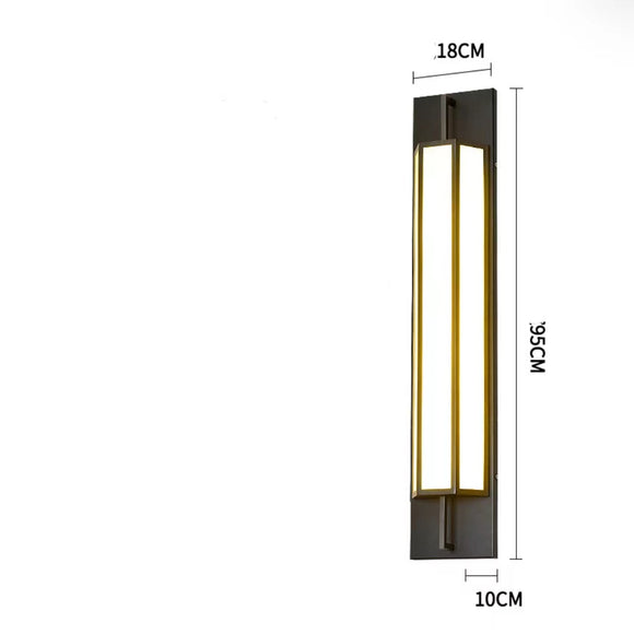 Lámpara de Pared Exterior Impermeable para Pilares y Jardines