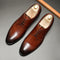 Zapatos de Cuero para Hombre con Aumento de Altura y Punta Suave
