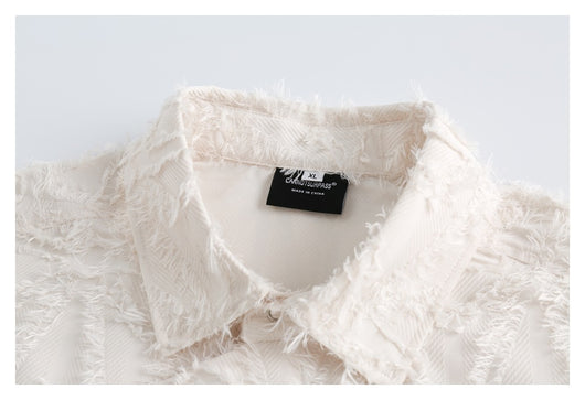 Camisa Francesa Suelta Diseño Exclusivo Manga Corta - Image 17
