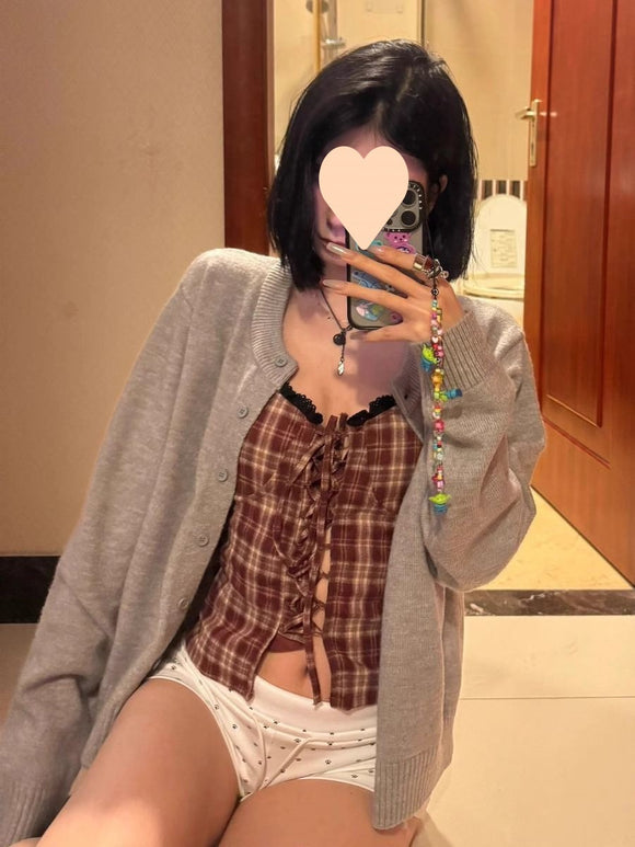 Blusa Reductora con Corsé Interior y Encaje Ajustable