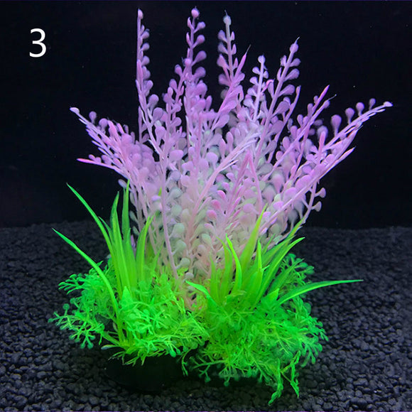 Plantas Acuáticas Artificiales para Acuarios - Decoración de Paisaje en Miniatura