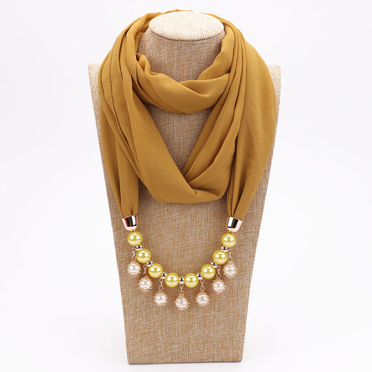 Pañuelo Collar Chal Perla con Protección Solar para Mujer - Image 3