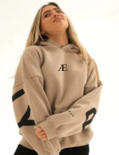 Sudadera Estampada Gruesa Oversize de Manga Larga Versátil - Image 17