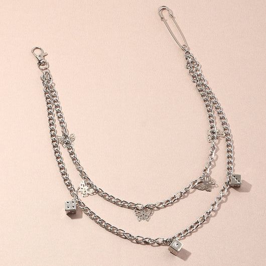 Cadena Corporal Multicapa de Resina con Setas del Amor para Mujer - Image 19