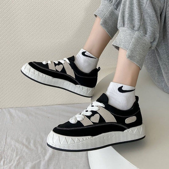 Zapatillas Canvas Plataforma Otoño para Mujer
