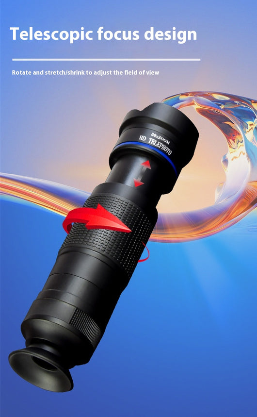 Lente Teleobjetivo 36x para Smartphone - Kit Completo de Fotografía Móvil - Image 19