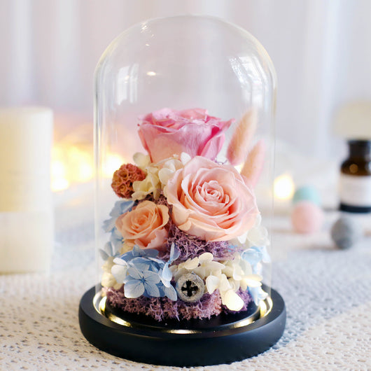 Caja de Regalo Rosa Eterna con Tapa de Cristal - Flor Inmortal para Día de Amor - Image 9