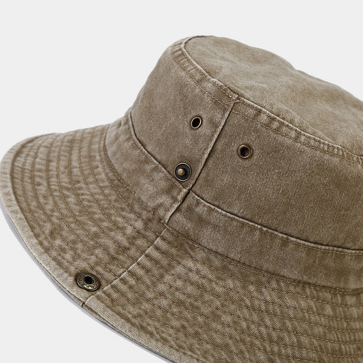 Gorra de Pesca Vintage con Ala Ancha y Detalles Patchwork - Estilo Primavera Verano - Image 4