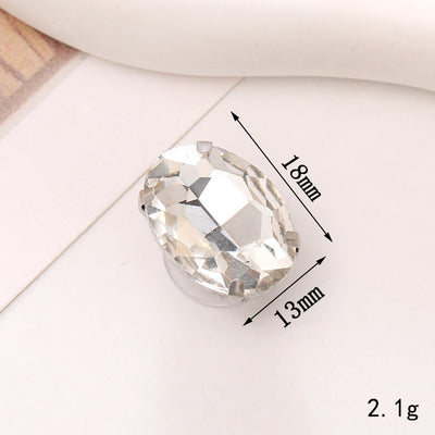 Adornos de Cristal Brillante para Zapatos - Accesorios DIY Estilo Clásico con Flor de Perla - Image 40