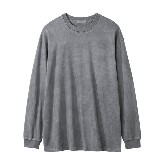 Camiseta Manga Larga Desteñida para Hombre