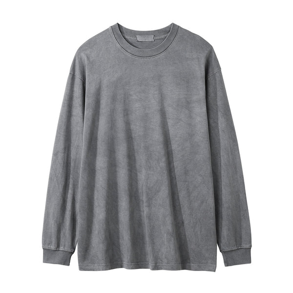 Camiseta Manga Larga Desteñida para Hombre