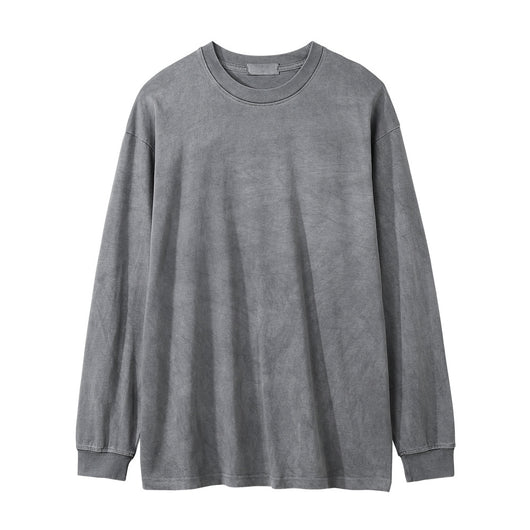 Camiseta Manga Larga Desteñida para Hombre