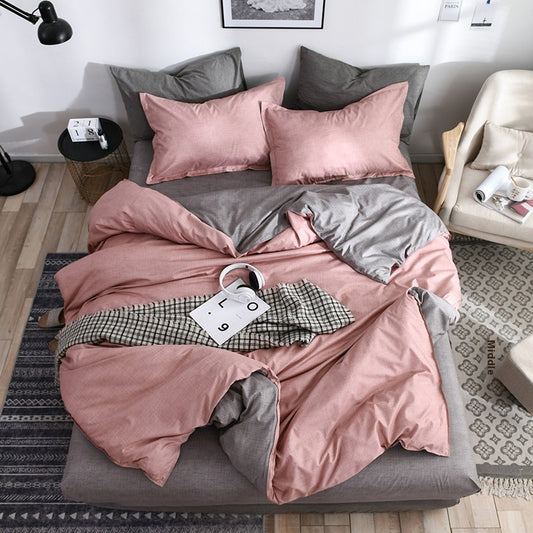 Sábanas de Algodón Puro Minimalistas para Cama - Image 2