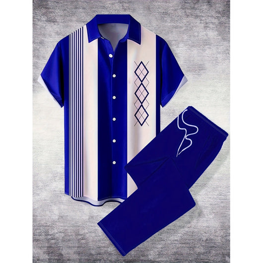 Conjunto Casual de Camisa y Pantalón para Hombre - Estilo Moderno - Image 22