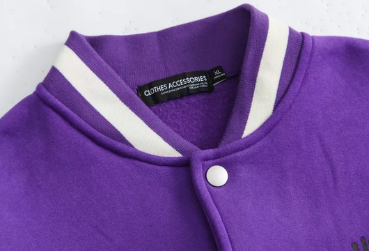 Chaqueta Deportiva Estilo Béisbol Mujer Suelta Fleece Urbana - Image 13