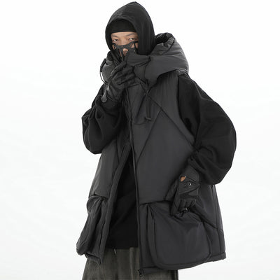 Chaleco Acolchado Funcional para Hombre con Bolsillos Grandes - Abrigo de Invierno - Image 2