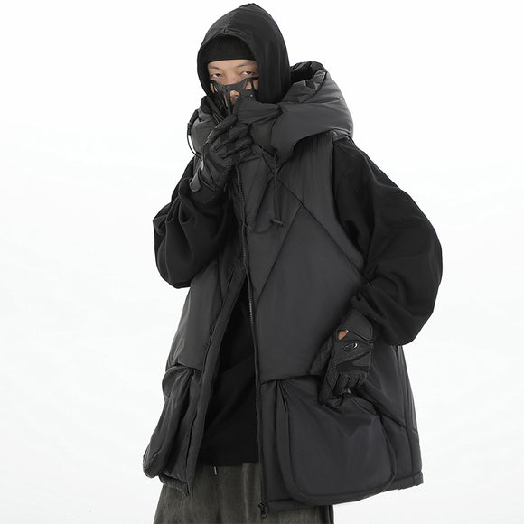 Chaleco Acolchado Funcional para Hombre con Bolsillos Grandes - Abrigo de Invierno
