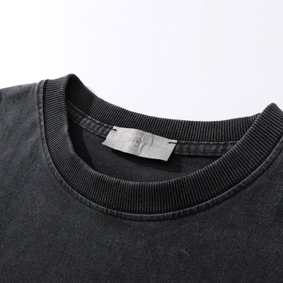 Playera Hombre Estampado Mariposas Efecto Desgastado - Image 4