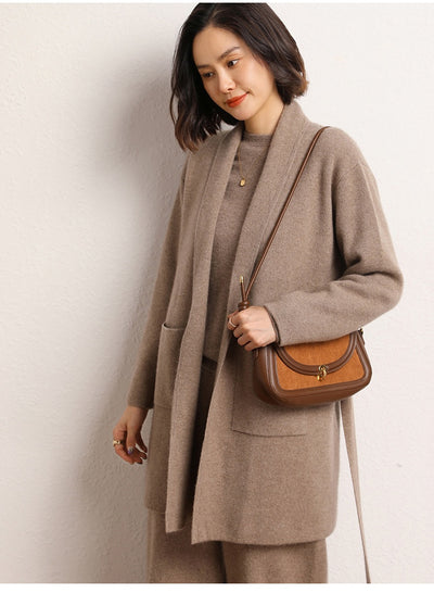 Abrigo Tejido de Largo Medio para Mujer - Colección Otoño Invierno - Image 20