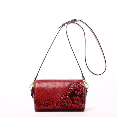 Bolso Mensajero de Cuero Genuino para Mujer - Image 6