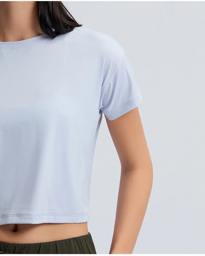 Top Deportivo Mujer Primavera Cuello Redondo Manga Corta Transpirable - Image 48