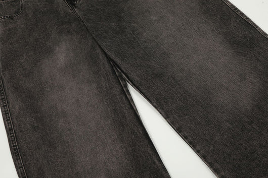 Jeans Rectos Vintage Lavados para Hombre - Estilo Urbano Otoño - Image 15