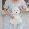 Peluche Perro West Highland Blanco Suave y Adorable