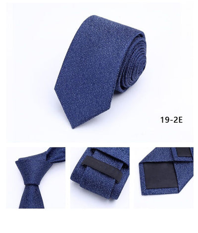 Corbata de Seda para Hombre Formal Negocios 7cm Estilo Coreano Profesional - Image 9