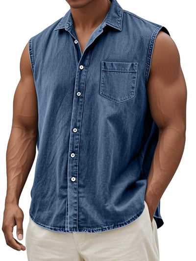 Chaleco Casual Hombre con Estampado Digital 3D - Image 12