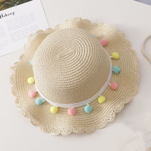 Sombrero de Paja para Niñas con Protección Solar - Image 9