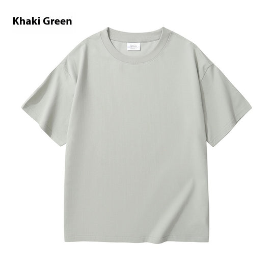 Camiseta Básica de Pareja Unisex - Colores Sólidos Modernos - Image 17