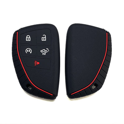 Funda Protectora de Silicona para Llave Chevrolet Tahoe Ivia GW con Patrón de Neumático - Image 15