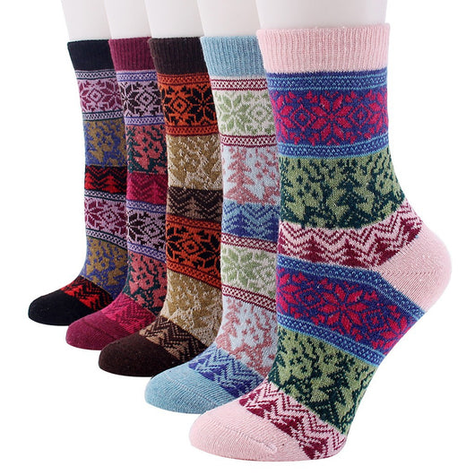Calcetines Navideños Reversibles de Lana de Conejo - Image 6