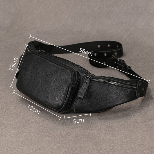 Bolsa Mensajero de Cuero para Hombre - Diseño Minimalista y Funcional - Image 13