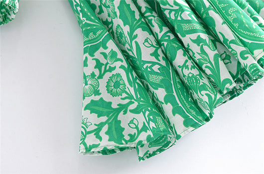 Vestido Camisero Estampado con Cordones Reforzados para Mujer - Image 16