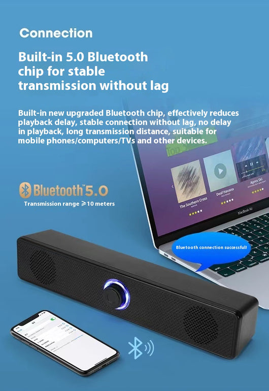 Parlante Bluetooth de Escritorio con Sonido Extra Bass - Image 12